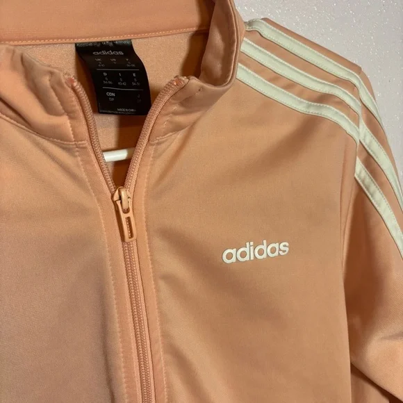 Adidas Women's Light Peach Bomber Jacket - Picture 3 of 4